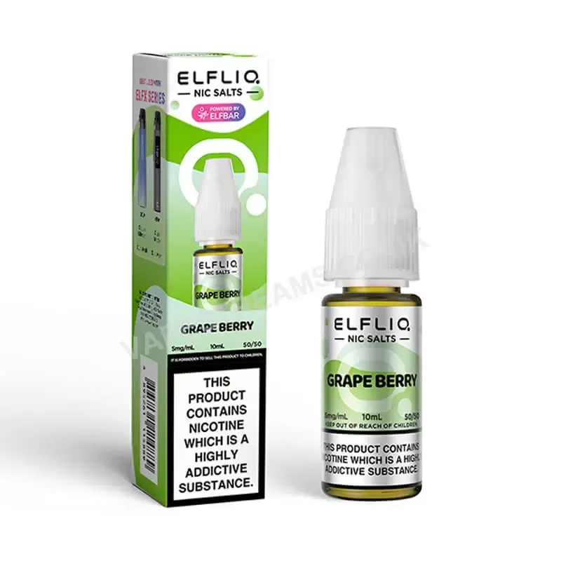 ELFBAR ELFLIQ Grape Berry Nic Salt E-Liquid