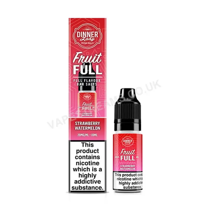Dinner Lady Strawberry Watermelon Fruit Full Nic Salt E-Liquid