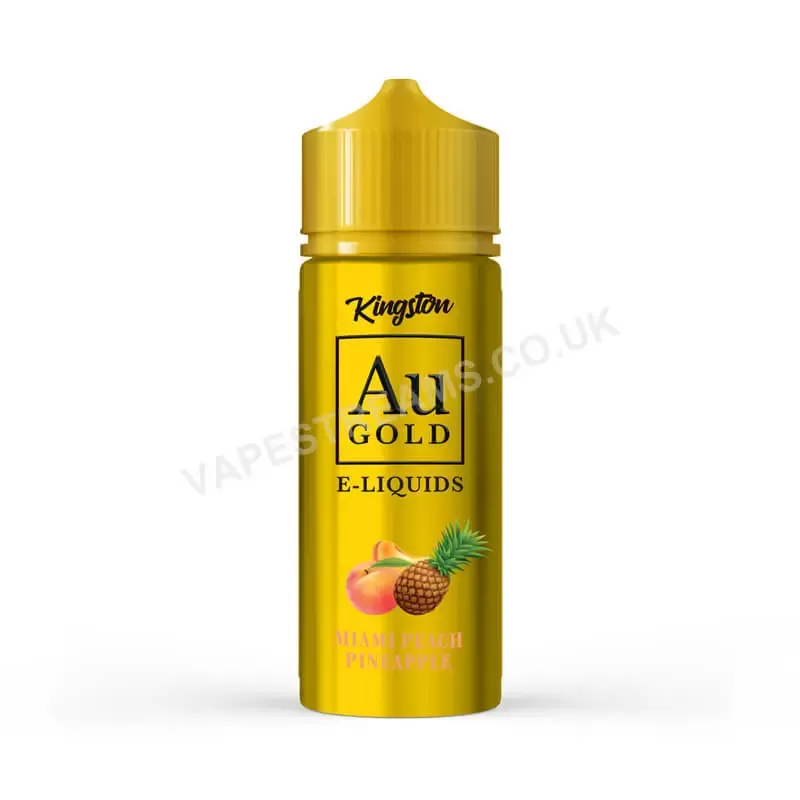 Miami Peach Pineapple E-Liquid Shortfill By Kingston Au Gold