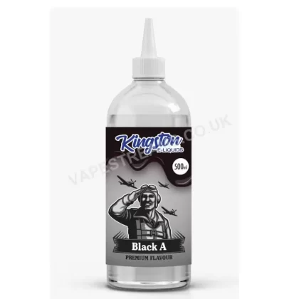 Black A 500ml E-Liquid Shortfill by Kingston