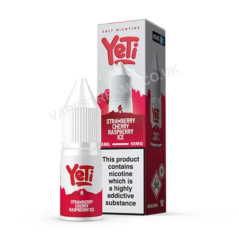 Yeti Summit Series Strawberry Cherry Raspberry Ice Nic Salt E-Liquid
