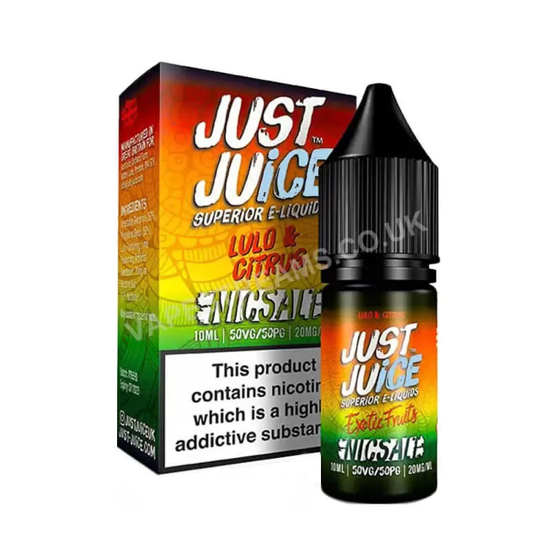 Just Juice Lulo & Citrus On Ice Nic Salt E-Liquid