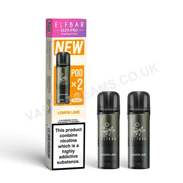 Elf Bar ELFA Pro Lemon & Lime Prefilled Pods - Image 2