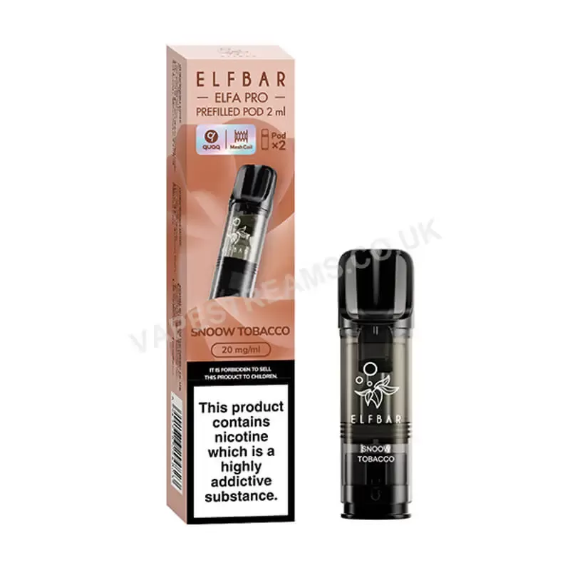 Elf Bar ELFA Pro Snoow Tobacco Prefilled Pods