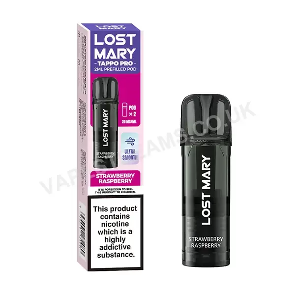Lost Mary Tappo Strawberry Raspberry Prefilled Pods - Image 2