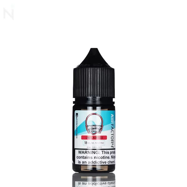 Air Factory Salt Nic - Unflavored - 30ml - 36mg - Image 2