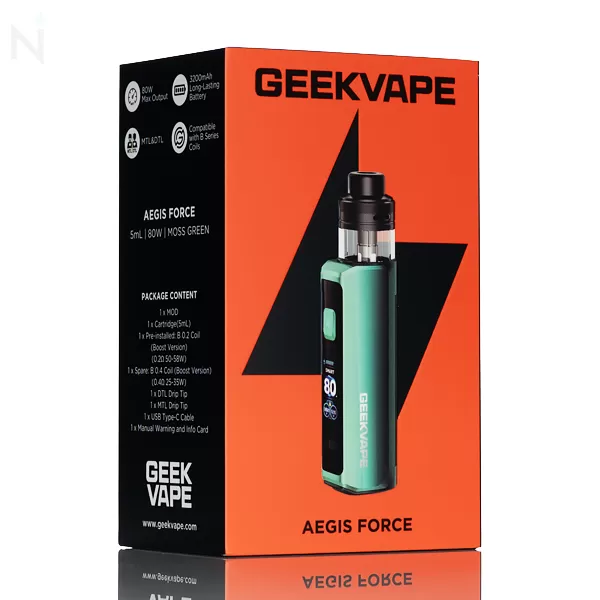 GeekVape Aegis Force 80W Pod Kit - Carbon Black - Image 3