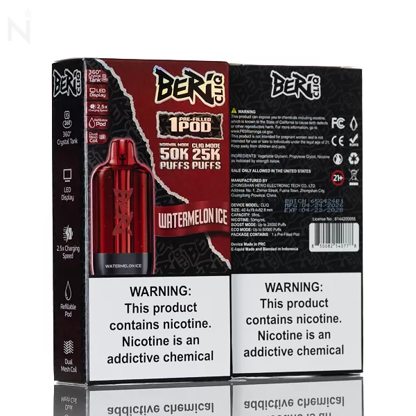 Beri CLIQ 50K 50,000 Puffs Replacement Pods - Mixed Berry - Image 3