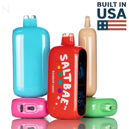 Salt Bae 50 40K 40,000 Puffs Disposable Vape - 17mL - Grape Slush