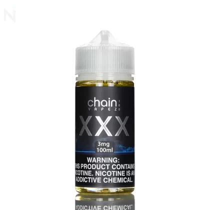 Chain Vapez E Liquid- XXX - 100mL - 3mg