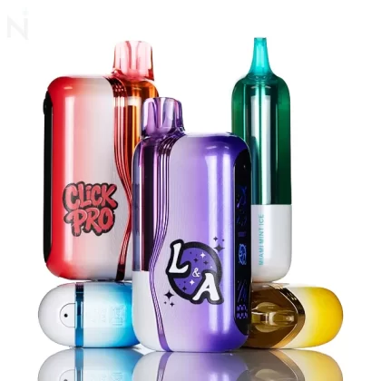 L&A Click Pro 80K Puffs Disposable Kit - 22mL - Strawberry Cupcake