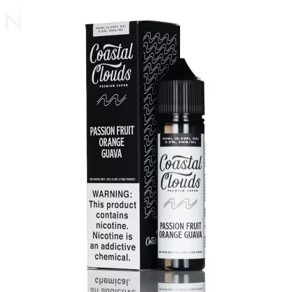 Coastal Clouds E-Liquid - Passionfruit Orange Guava - 60mL - 3mg