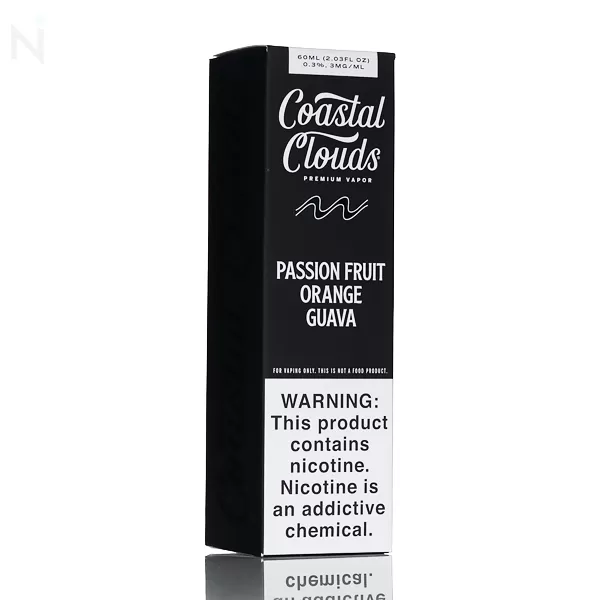 Coastal Clouds E-Liquid - Passionfruit Orange Guava - 60mL - 3mg - Image 3