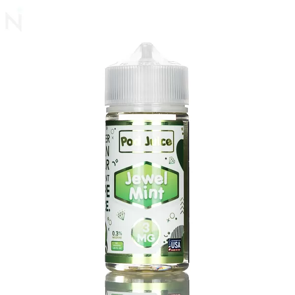 Pod Juice E-Liquid - Jewel Mint - 100ml - 3mg