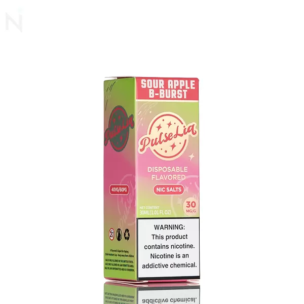 Pulse Liq Salt - Sour Apple B-Burst - 30ml - 30mg - Image 3