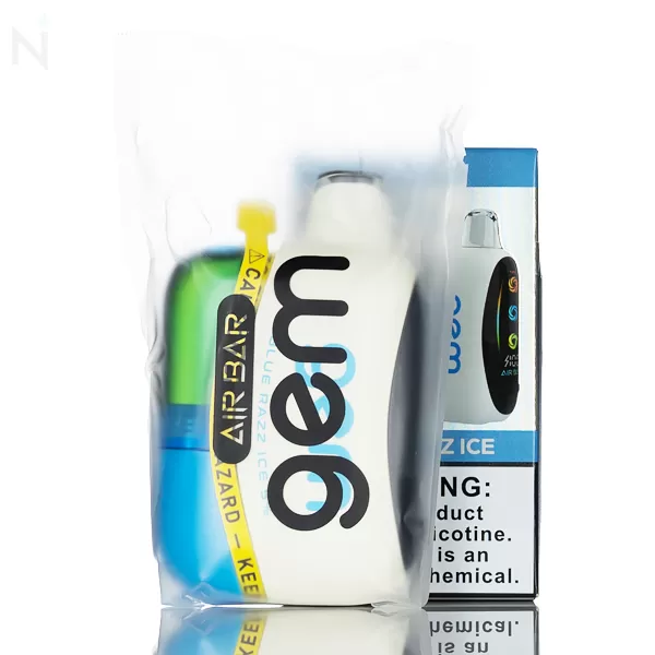Air Bar Gem 50K Disposable - Blue Razz Ice - Image 2