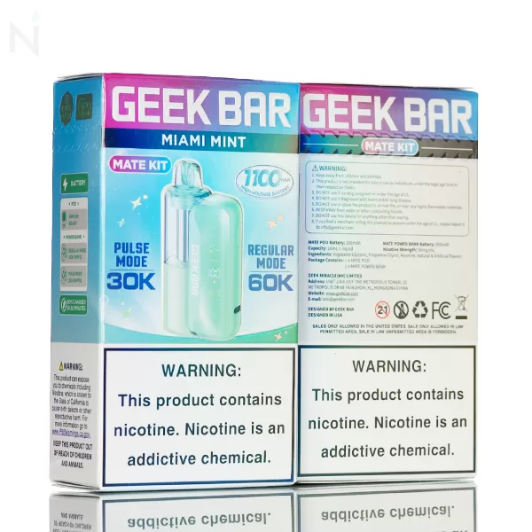 Geek Bar Mate 60K Disposable Kit - Miami Mint - Image 3