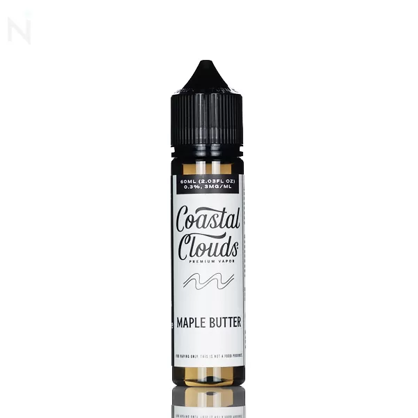 Coastal Clouds E-Liquid - Maple Butter - 60ml - 3mg - Image 2