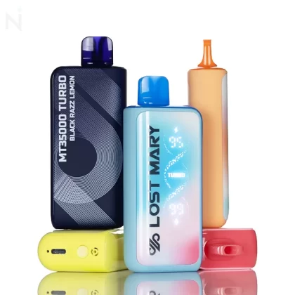 Lost Mary MT35K Turbo 2% Nicotine Disposable Vape - 18mL - Toasted Banana