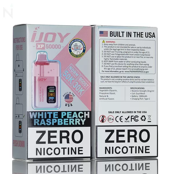iJoy XP50K 0% Zero Nicotine Disposable Vape - 20mL - Cola Slush - Image 3
