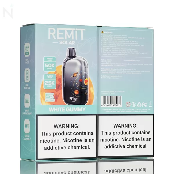 Remit Solar 50K Disposable Vape - Miami Mint - Image 3