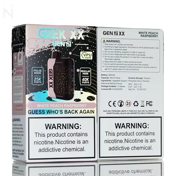 Geek XX Gen 2 40K Puffs Disposable Vape - Blueberry Jam - Image 3