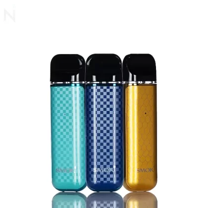 SMOK Novo 3 Pod System - Blue Carbon Fiber