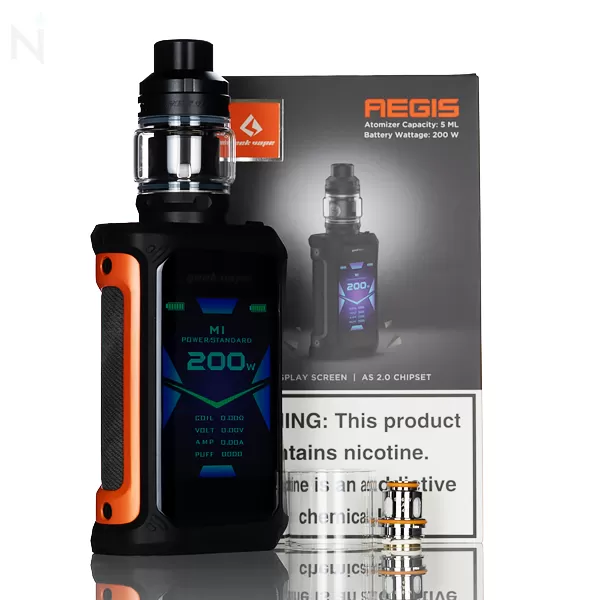GeekVape Aegis X 200W Zeus Starter Kit - Gunmetal Camo - Image 2
