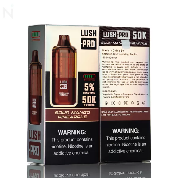 Lush Pro 50K 50000 Puffs Disposable Pods - Wintergreen - Image 3
