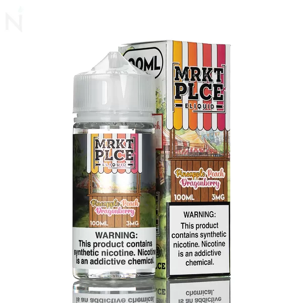MRKT PLCE E-Liquid - Pineapple Peach Dragonberry - 100mL - 3mg