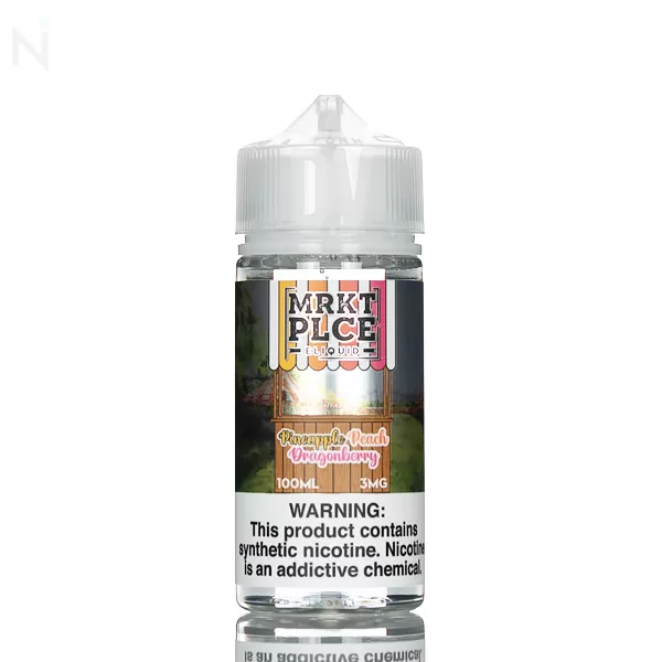 MRKT PLCE E-Liquid - Pineapple Peach Dragonberry - 100mL - 3mg - Image 2