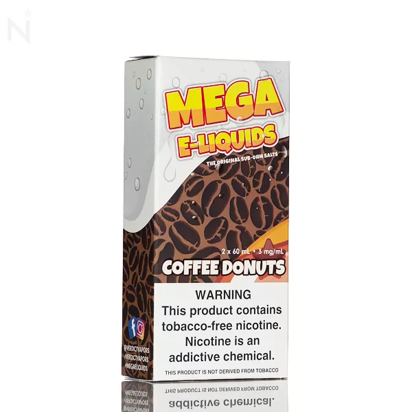 Mega E-Liquid - Coffee Donuts - 120mL - 6mg - Image 3