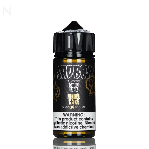Sadboy E-Liquid - Funnel Cake - 100ml - 3mg - Image 2
