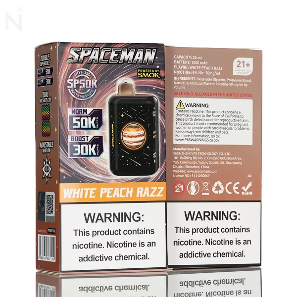 Spaceman SP50K 50000 Puffs Disposable - Sour Mango Pineapple - Image 3