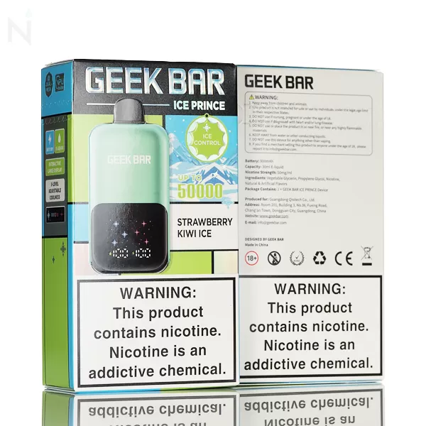 Geek Bar Ice Prince 50,000 Puffs Disposable - Lemon Lime - Image 3