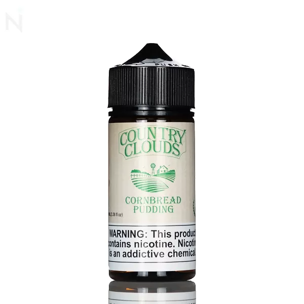 Country Clouds E-Liquid - Corn Bread Puddin'- 100mL - 3mg