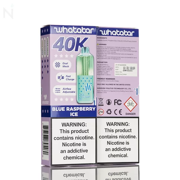 Whatabar Linko 40000 Puffs Disposable - Blackberry Cherry - Image 3