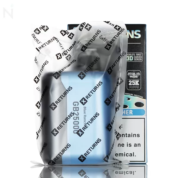 Pulse X Returns 25000 Puff Disposable Vape - US Blue Rancher - Image 3