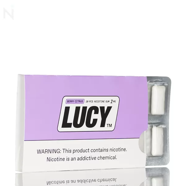 Lucy Nicotine Gum - 10ct - Mango 4mg - Image 2