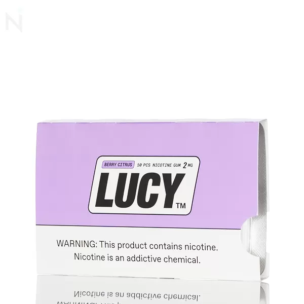 Lucy Nicotine Gum - 10ct - Mango 4mg - Image 3
