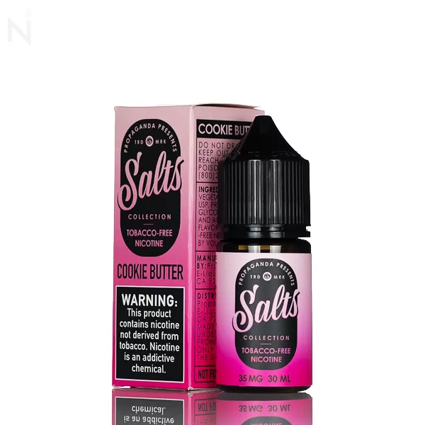 Vape Pink Salt By Propaganda E-Liquid - Cookie Butter - 30mL - 35mg