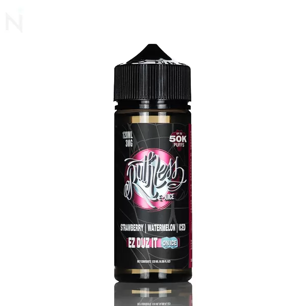 Ruthless Original E-Liquid - EZ Duz It On Ice - 120mL - 3mg