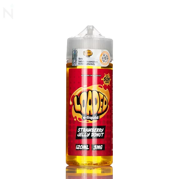 Loaded E-Liquid - Strawberry Jelly Donut - 120mL - 6mg