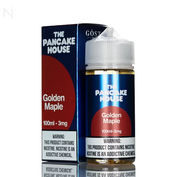 Pancake House E-Liquid - Golden Maple - 100ml - 3mg