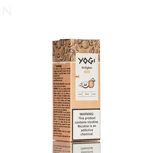 Yogi Delights Salt Peach Ice - 30mL - 20mg - Image 2