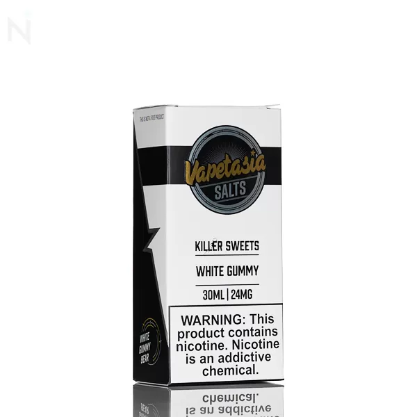 Vapetasia E-Juice Salts - White Gummy - 30mL - 48mg - Image 2