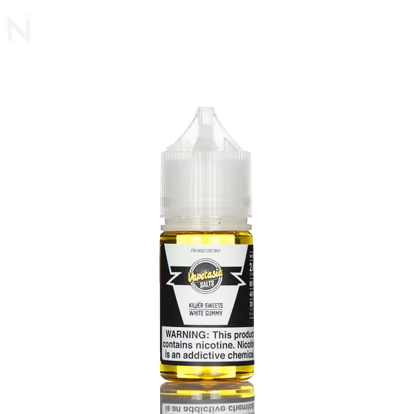 Vapetasia E-Juice Salts - White Gummy - 30mL - 48mg - Image 3