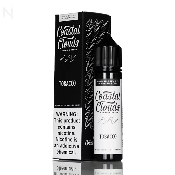Coastal Clouds E-Liquid - Tobacco - 60mL - 3mg