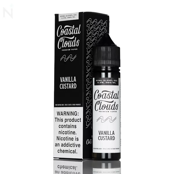 Coastal Clouds E-Liquid - Vanilla Custard - 60mL - 6mg