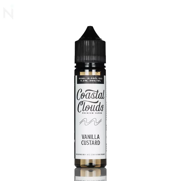 Coastal Clouds E-Liquid - Vanilla Custard - 60mL - 6mg - Image 2
